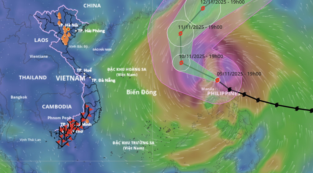Bão Phượng Hoàng dự báo cấp 13 khi vào Biển Đông - 1