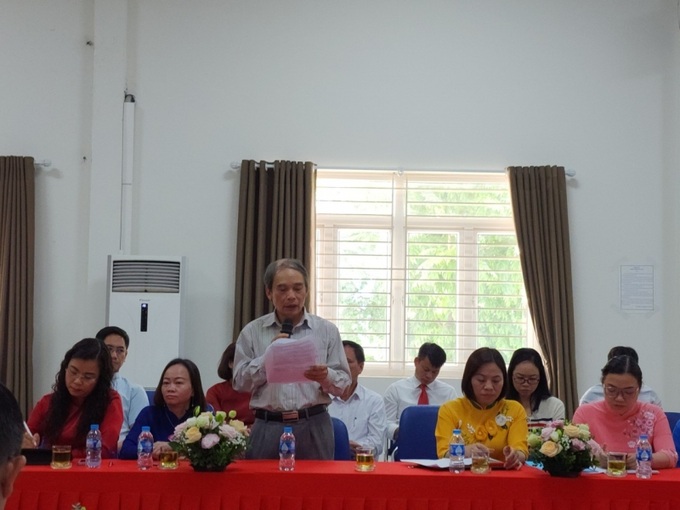 Ông Chung Văn Bình, Trưởng Ban Đại diện Hội Người cao tuổi quận Bắc Từ Liêm