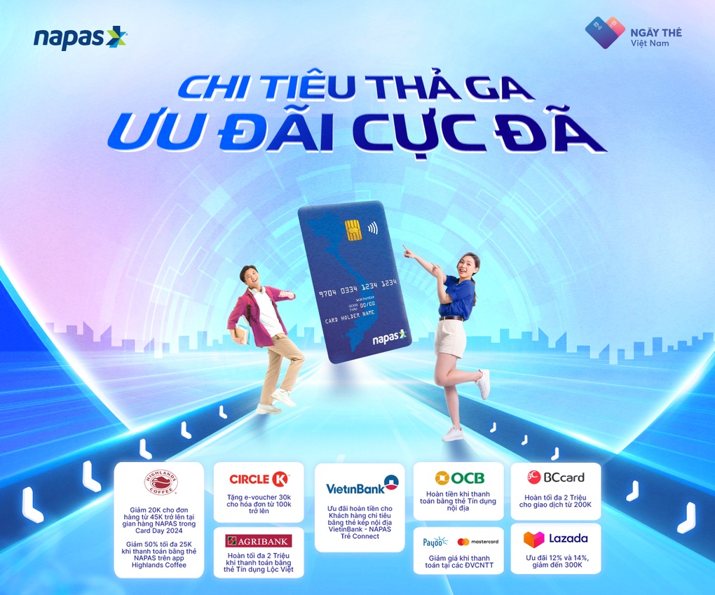 NAPAS tặng hàng nghìn quà, ưu đãi tại Ngày thẻ Việt Nam 2024 - 3 NAPAS tặng hàng nghìn quà, ưu đãi tại Ngày thẻ Việt Nam 2024 - 3