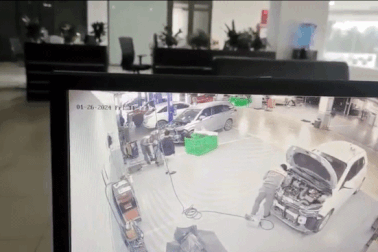 Nổ bình dầu thải, một công nhân bị thương nặng