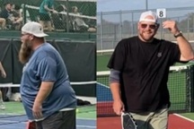 Vận động viên người Mỹ giảm hơn 90kg nhờ chơi pickleball