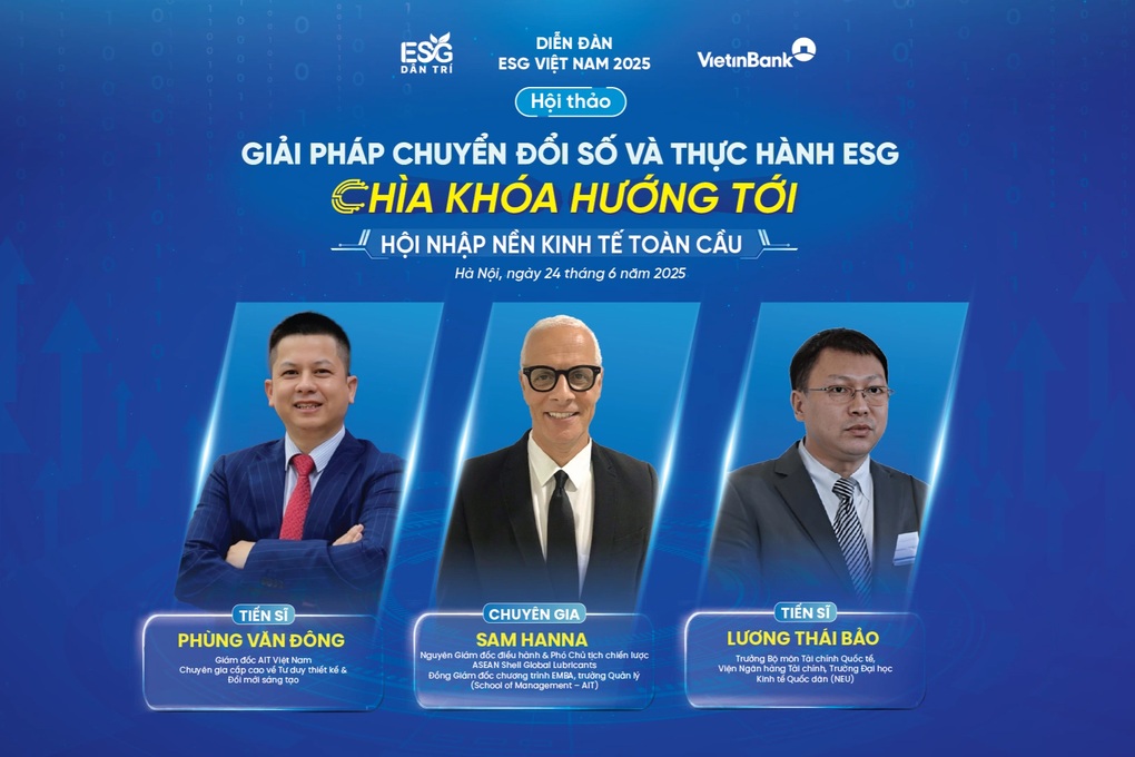 Ngày mai diễn ra hội thảo chuyển đổi số và thực hành ESG trong doanh nghiệp - 2 Ngày mai diễn ra hội thảo chuyển đổi số và thực hành ESG trong doanh nghiệp - 2