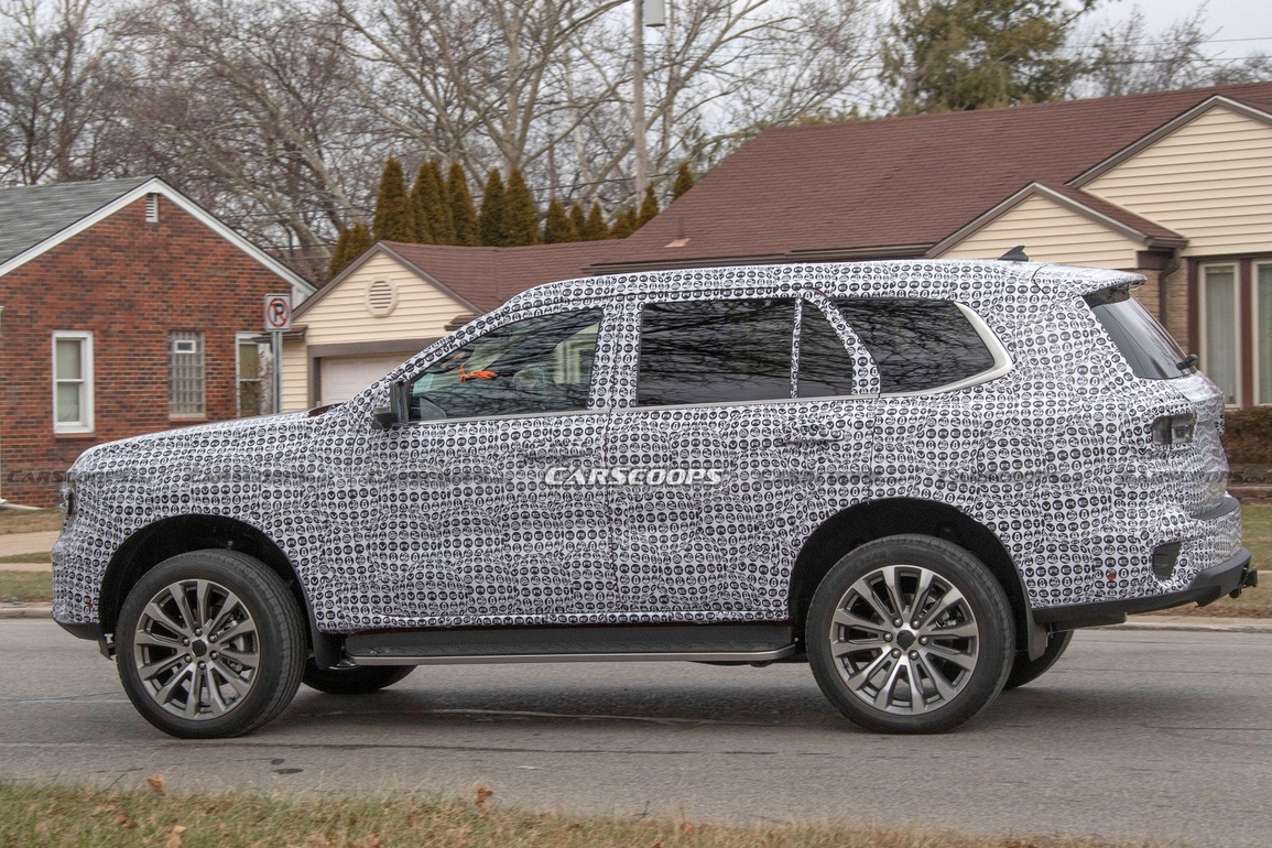 Ford Everest 2022 lộ diện trên đường thử - 7 Ford Everest 2022 lộ diện trên đường thử - 7