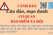 Cảnh báo tin nhắn lừa đảo nhận tiền hỗ trợ từ Quỹ Bảo hiểm thất nghiệp
