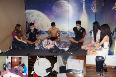 Bất chấp lệnh cấm, 13 nam nữ thuê khách sạn "bay lắc" trong đêm