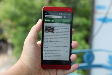 Đập hộp HTC One màu đỏ đặc biệt tại Việt Nam