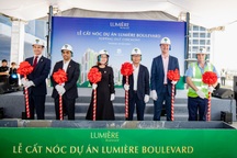 Masterise Homes cất nóc dự án LUMIÈRE Boulevard