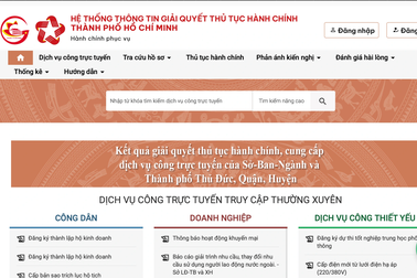 Sở Xây dựng TPHCM công bố 17 thủ tục người dân có thể "làm tại nhà"