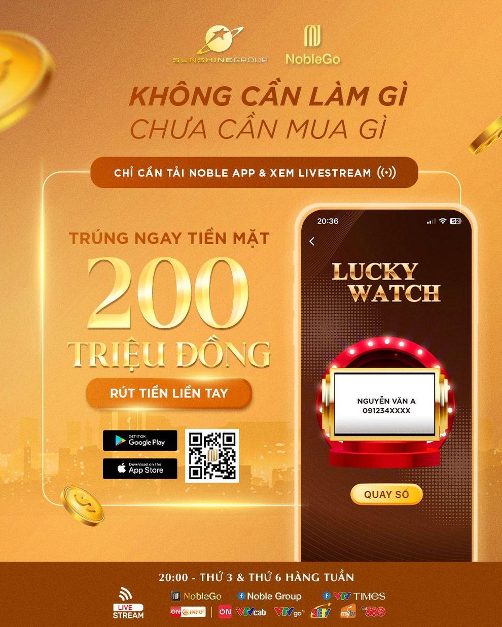 Khán giả đầu tiên trúng giải thưởng 200 triệu đồng tiền mặt trong livestream của Sunshine Group - 2 Khán giả đầu tiên trúng giải thưởng 200 triệu đồng tiền mặt trong livestream của Sunshine Group - 2