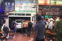 SantaFe lao vào quán nhậu đâm 6 người bị thương
