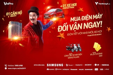 “Mua điện máy – Đổi vận ngay” tại VinPro & Viễn thông A