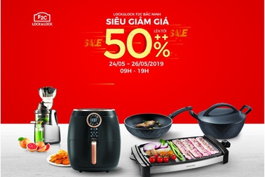 Lock&Lock chào hè siêu giảm giá 50% tại kho F2C Bắc Ninh