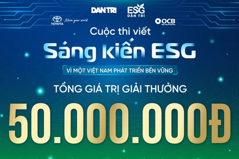 Giải thưởng cuộc thi viết "Sáng kiến ESG vì một Việt Nam phát triển bền vững"