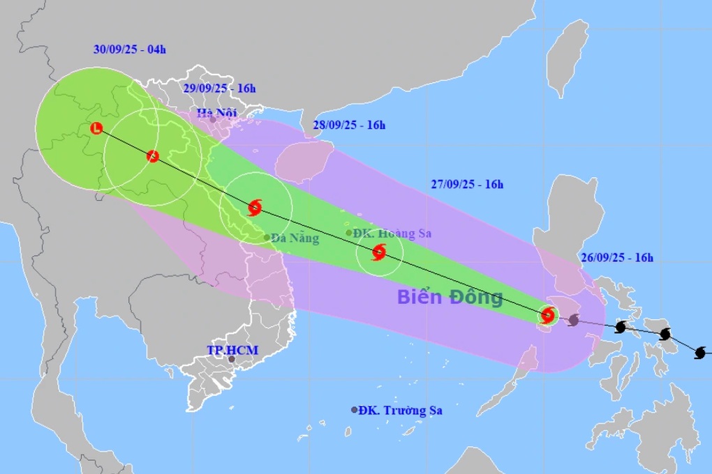 Bão Bualoi di chuyển nhanh, cường độ mạnh, ảnh hưởng rộng - 1 Bão Bualoi di chuyển nhanh, cường độ mạnh, ảnh hưởng rộng - 1