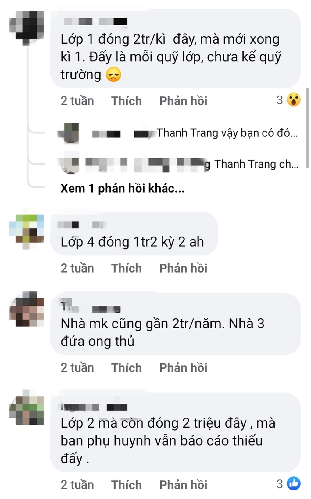 Phụ huynh đóng tiền triệu mà quỹ lớp vẫn âm, không công khai chi tiêu - 2 Phụ huynh đóng tiền triệu mà quỹ lớp vẫn âm, không công khai chi tiêu - 2