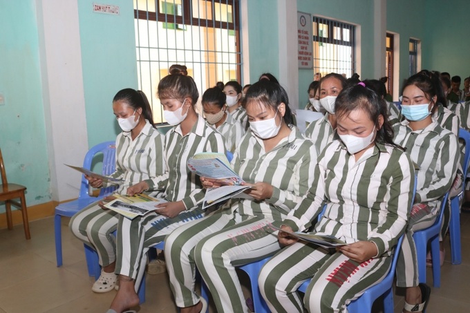 Các phạm nhân sắp mãn hạn tù được tiếp cận thông tin về đào tạo nghề, thị trường lao động