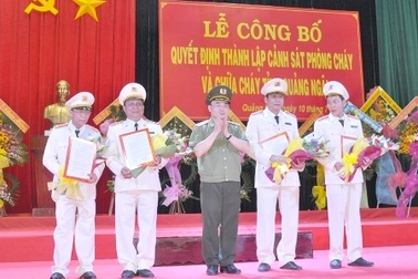 Thành lập Cảnh sát phòng cháy và chữa cháy tỉnh
