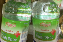 Thu hồi lô nước muối sinh lý Vĩnh Phúc không đạt chất lượng