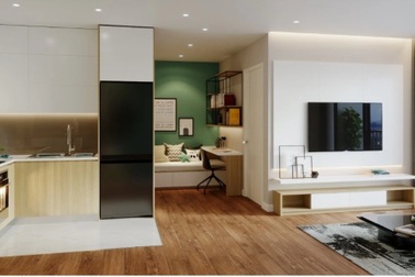 Căn hộ 2 phòng ngủ + 1 The Sola Park thu hút gia đình trẻ