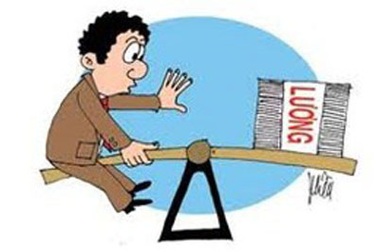 Lương ngày càng tỉ lệ nghịch với giá cả thực tế