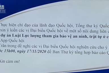 Dự luật khiến mỗi tỉnh thêm cả nghìn công an: “Chưa cần thiết ban hành”