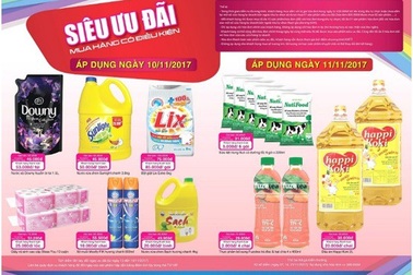 Siêu thị Co.opmart và Co.opXtra lại giảm giá khủng 3 ngày cuối tuần