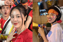 Loạt mỹ nhân, sao Việt "đi bão" mừng chiến thắng của U23 Việt Nam