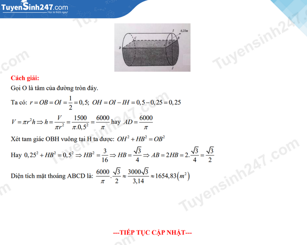 Học sinh Kon Tum kết thúc thi lớp 10, đề và đáp án môn toán, văn - 5