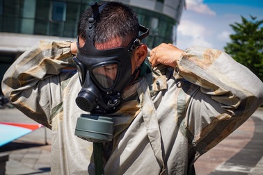 Lực lượng đặc biệt ở Đà Nẵng ứng phó sự cố giả định bức xạ và hạt nhân