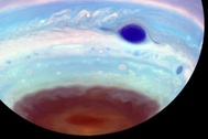 Vật thể kỳ lạ có kích thước bằng Trái Đất xuất hiện trên Sao Mộc