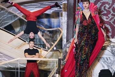 Quốc Cơ – Quốc Nghiệp bất ngờ làm vedette cùng Thanh Hằng