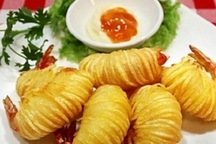Tôm cuộn khoai tây chiên- sự lựa chọn thông minh cho bữa cơm cuối tuần