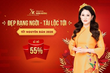 Ngắm không gian đậm chất Tết của thương hiệu thẩm mỹ 30 năm Xuân Hương