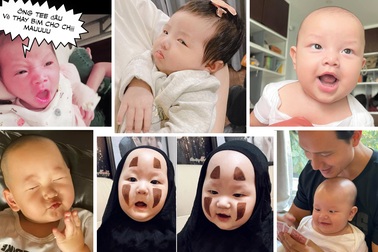 Điểm danh con sao Việt được gọi là "cây hài nhí" từ bé