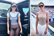 Cùng xem đua xe Công thức 1: Ivanka được khen mặc sang, Irina bị chê mặc lố