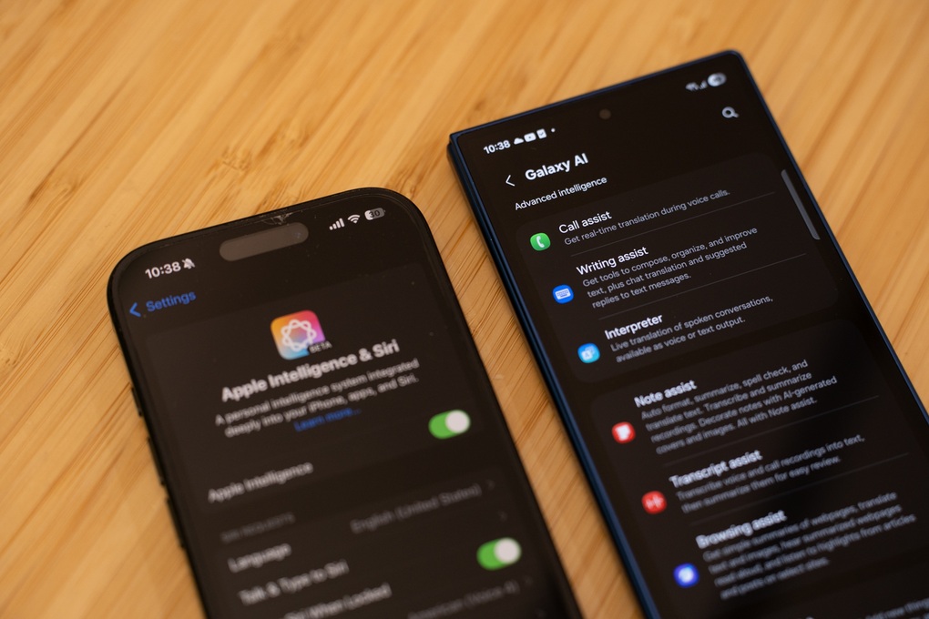 ប្រៀបធៀបមុខងារ AI នៅលើ iPhone និង Galaxy៖ តើផ្នែកមួយណាដែលឆ្លាតជាង? - ១ So sánh tính năng AI trên iPhone và Galaxy: Bên nào thực sự thông minh hơn? - 1