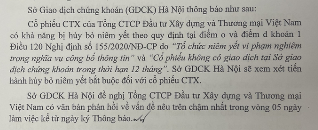Cổ phiếu chủ khách sạn 5 sao tại Sa Pa, Nha Trang có thể bị hủy niêm yết - 1 Cổ phiếu chủ khách sạn 5 sao tại Sa Pa, Nha Trang có thể bị hủy niêm yết - 1