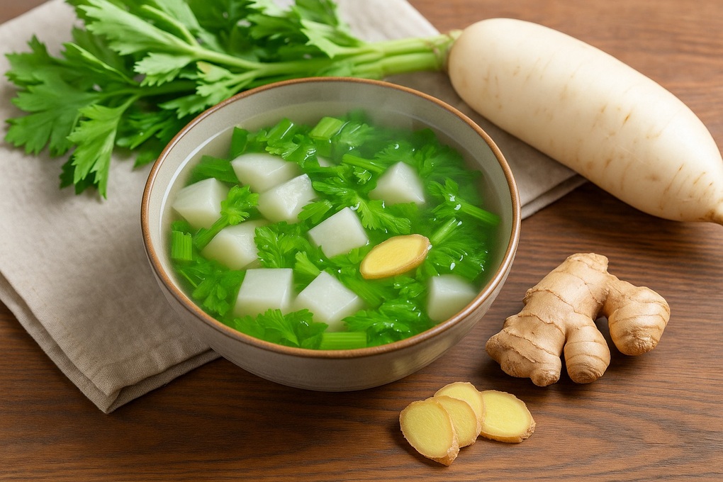 Món canh rau dễ nấu giúp đào thải axit uric, ngừa gout - 1 Món canh rau dễ nấu giúp đào thải axit uric, ngừa gout - 1