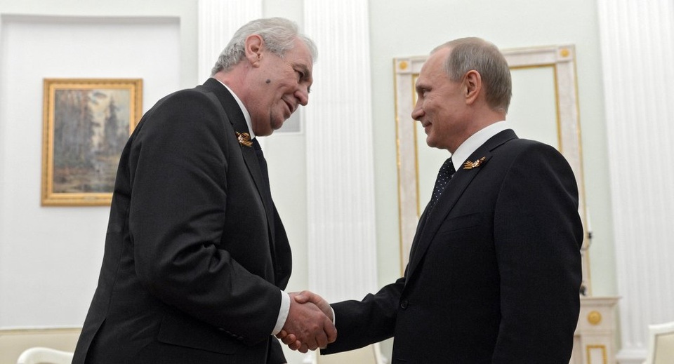 Tổng thống Séc: “Chỉ kẻ ngốc mới phủ nhận sự mạnh mẽ của ông Putin” - 1 Tổng thống Séc: “Chỉ kẻ ngốc mới phủ nhận sự mạnh mẽ của ông Putin” - 1