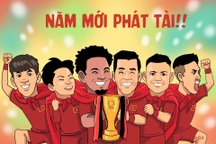 Dân mạng chế ảnh hài hước, mừng chiến thắng lịch sử của đội tuyển Việt Nam