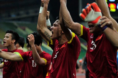 Niềm hạnh phúc vô bờ bến của các tuyển thủ U23 Việt Nam