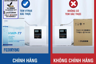 Fuji Medical cảnh báo máy lọc nước ion kiềm Fujiiryoki HWP-77 không chính hãng