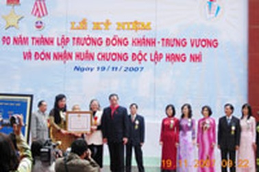 Tổng Bí thư dự lễ kỷ niệm thành lập trường Trưng Vương