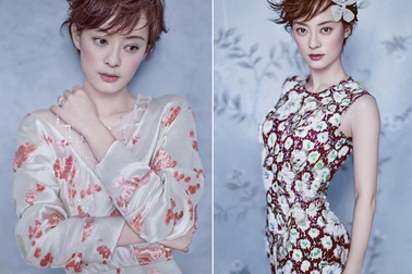 Vẻ đẹp mong manh của “gái hai con” Tôn Lệ