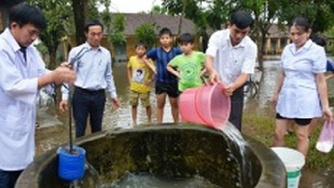 Tăng cường phòng chống dịch bệnh trong mưa lũ, ngập lụt, sạt lở đất