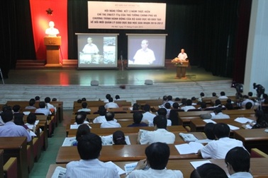 Bộ trưởng Phạm Vũ Luận: Bộ GD-ĐT luôn đứng trước sức ép!