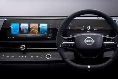 Màn hình trải dài của mẫu Nissan Ariya Concept