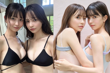 Cặp song sinh bị lầm tưởng là sản phẩm của AI vì xinh đẹp