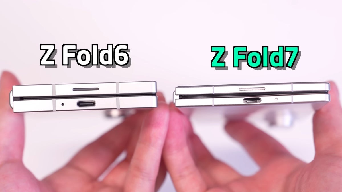 Mô hình mẫu cho thấy thiết kế siêu mỏng của Galaxy Z Fold7 - 1