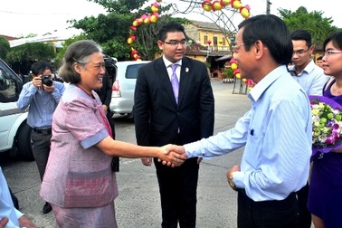 Công chúa Thái Lan thăm và làm việc tại Quảng Nam
